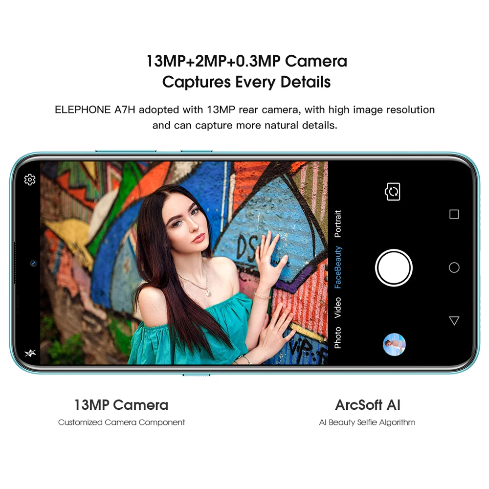 ELEPHONE A7H смартфон на Android восемь ядер экран 6 4 дюйма Гб + 64 ГБ | Мобильные телефоны и