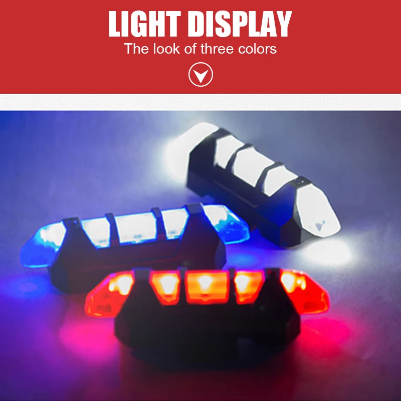 2020 Новый Перезаряжаемые USB светодиодный велосипед хвост светильник велосипедный