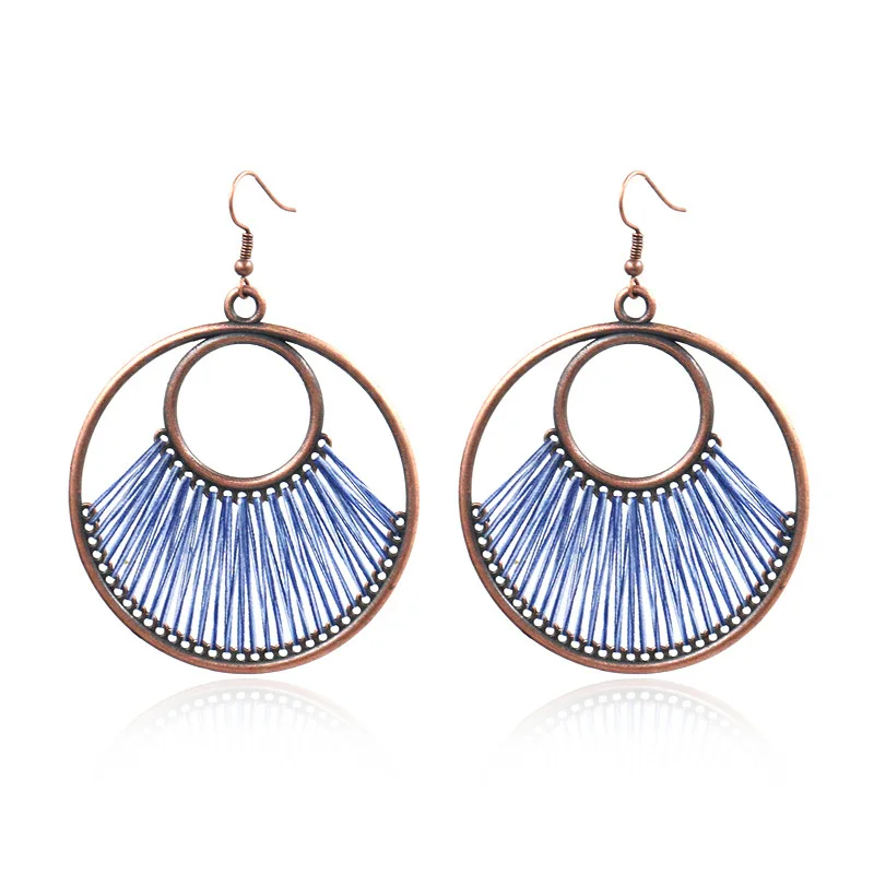 

Multiple Vintage Ethnic Dangle Drop Earrings for Women Female Anniversary Bridal Party Wedding Jewelry Ornaments Accessories