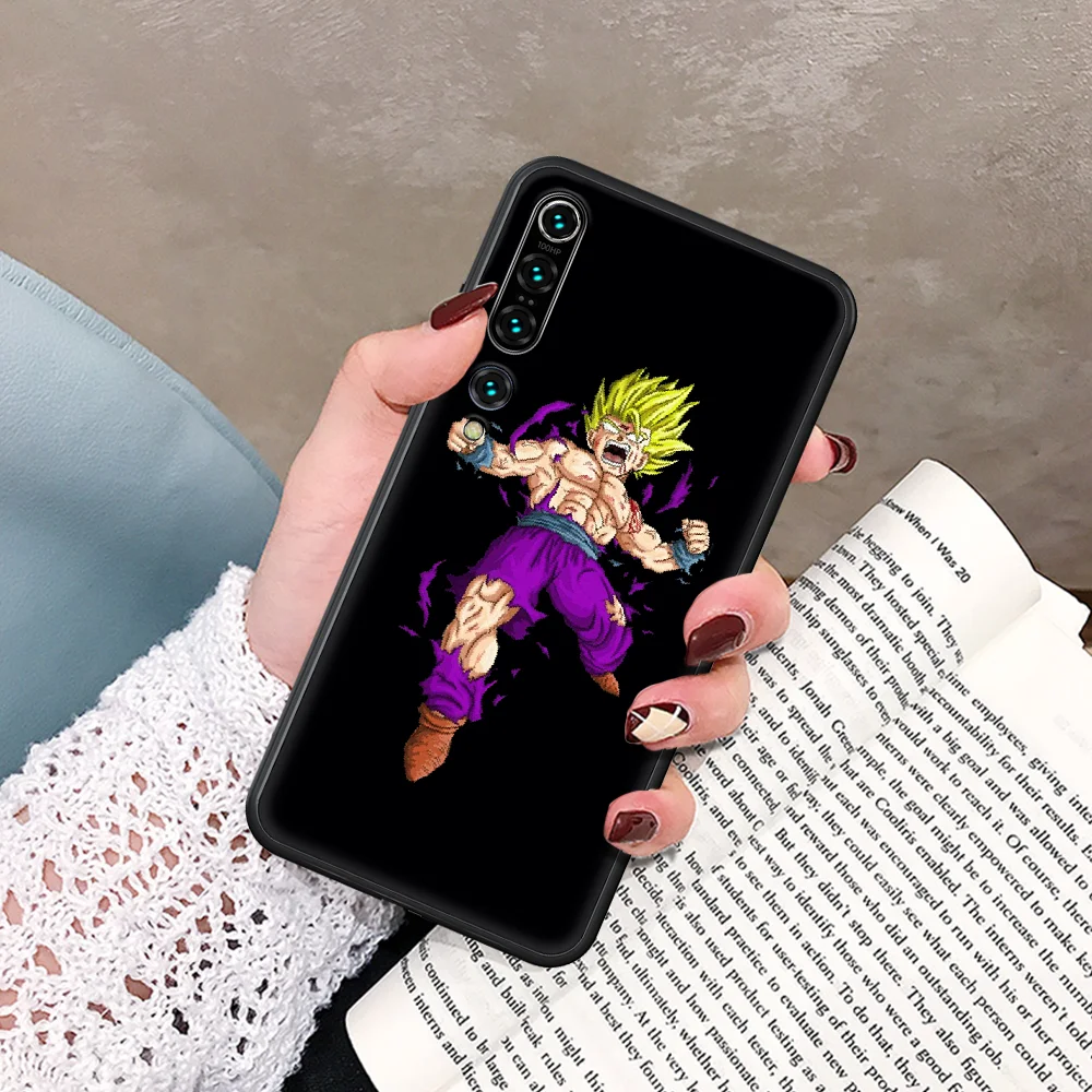 

Cute D-Dragon Ball Z Super Son Goku DBZ Phone Case For Xiaomi Mi Note 10 A3 9 MAX 3 A2 8 9 Lite Pro Ultra black Hoesjes Soft