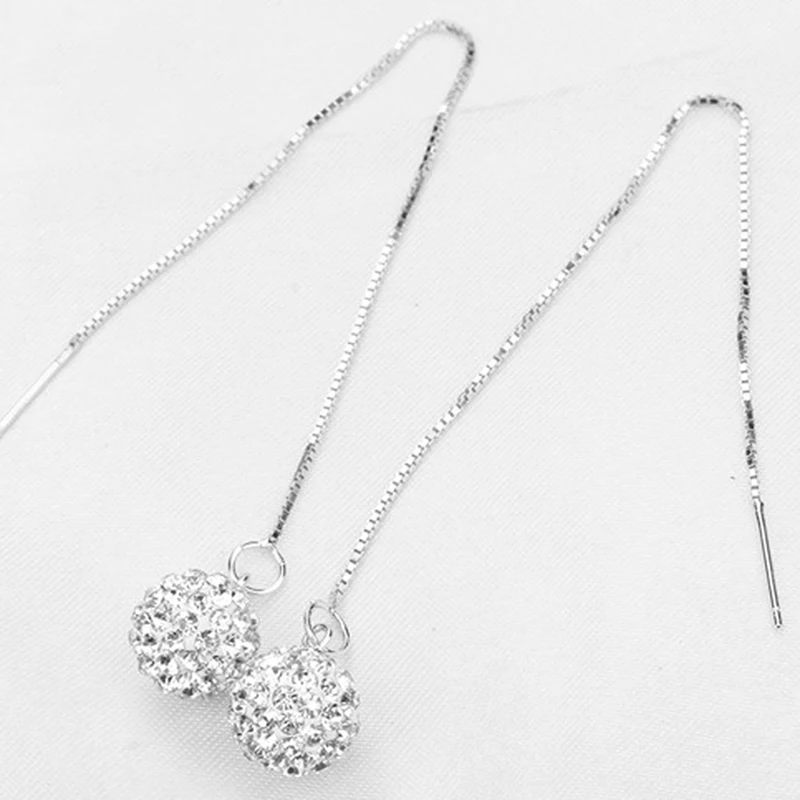 

Women Earrings temperament fashion earrings beautiful earrings super long snow white earrings female earrings jewelry ornaments