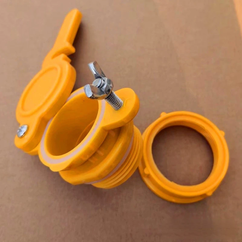 V&aacute;lvula de salida de agua, boquilla de nailon de color amarillo, estilo europeo, para agitar miel-0