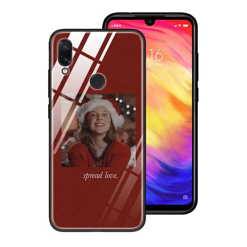 T12 Чехол из закаленного стекла для Red mi 7 8A Note6 7 8 K20 K20 Pro, задняя крышка для Xiaomi mi A3 CC9E CC9, силиконовый край, чехол для чужих вещей - Цвет: T12