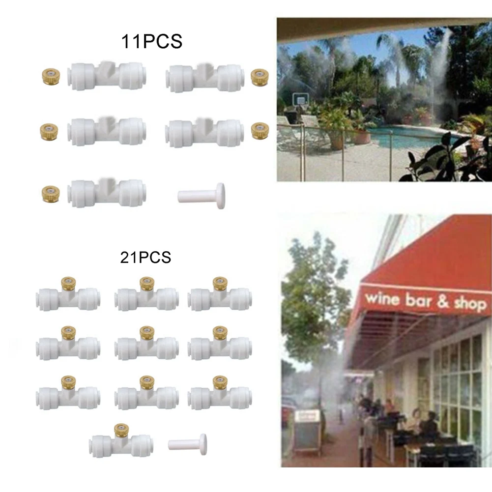 

Nozzles Set 1/4'' Irrigation Spray Nozzle Kit Patio Outdoor Cooling System Accessories