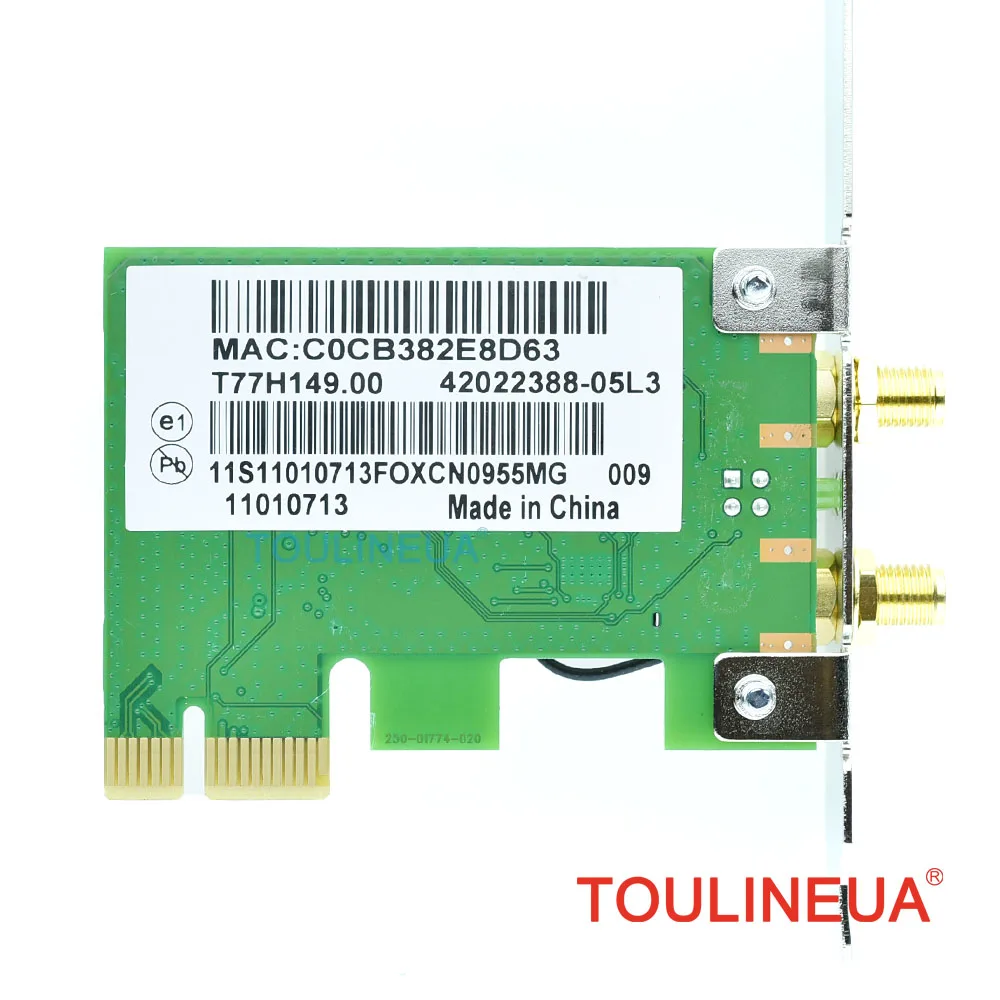 AR5BDT92 300 Мбит/с AR9280 2 4 & 5G PCI E 1x 4x 16x 802 11 abgn WiFi сетевая карта для настольного ПК