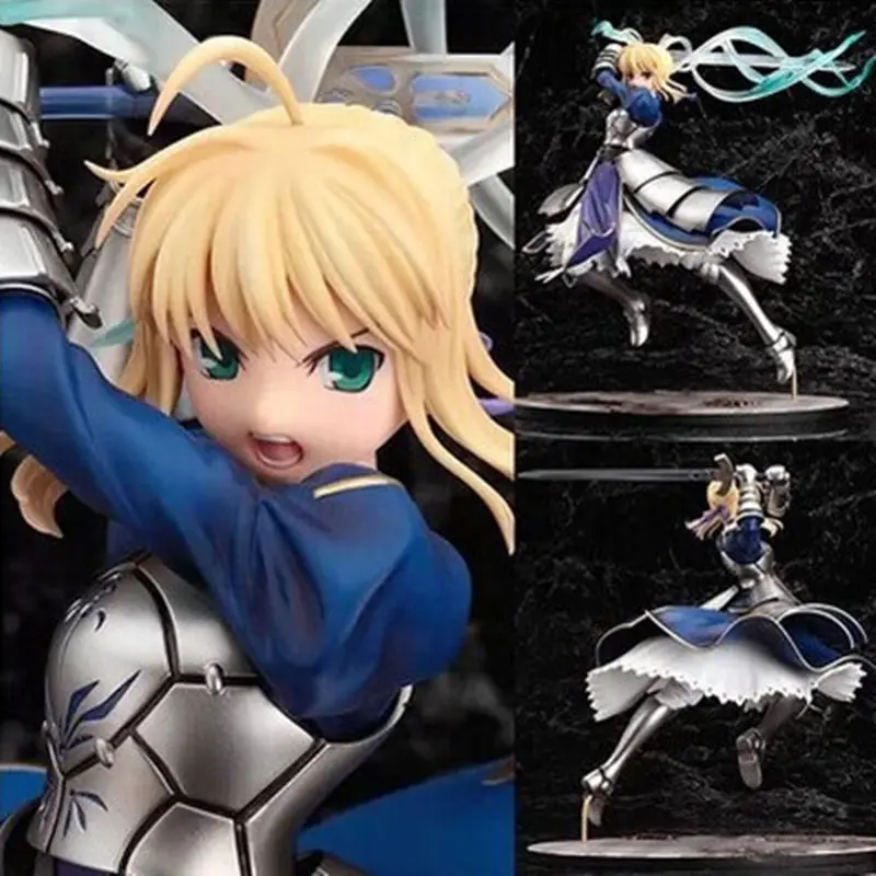 25 см японского аниме Fate/ночь с саблей из ПВХ Коллекция Модель игрушка подарок