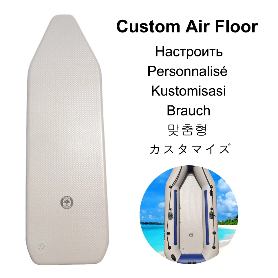 Air Floor Надувная гребная лодка, каяк, Дрифтинг плот, лодка на воздушной подушке - Цвет: Air Floor
