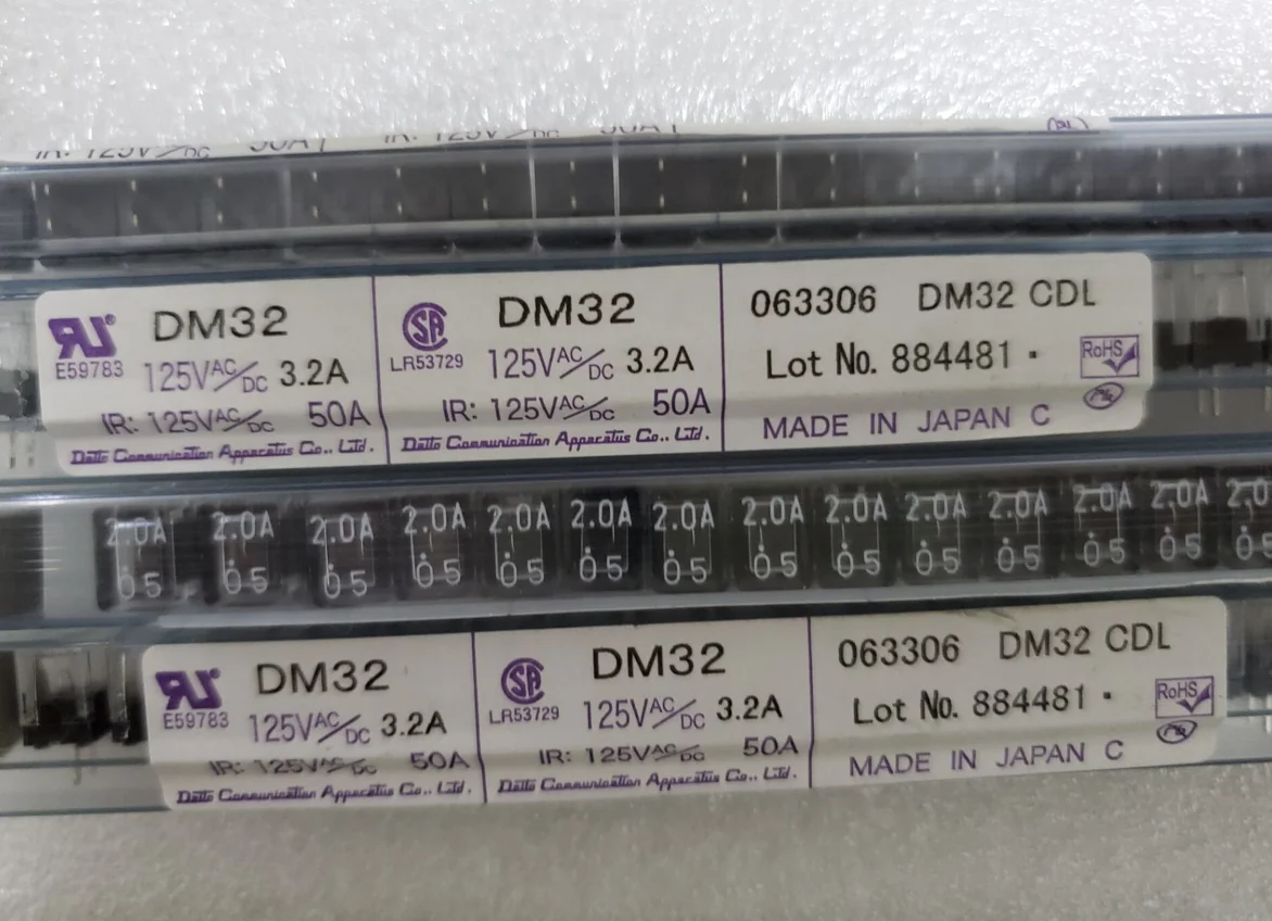 5 шт. микро-предохранитель DM32 3.2A DM20 2.0A A03B-0815-K002 DM10 1A FANUC локомотивный токарный