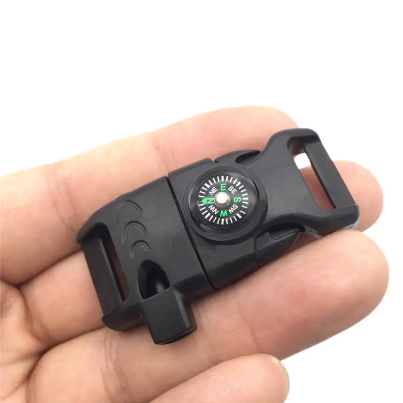 3 шт. компас стартер свисток пряжка 5/8 экстренный Выживание Паракорд браслет