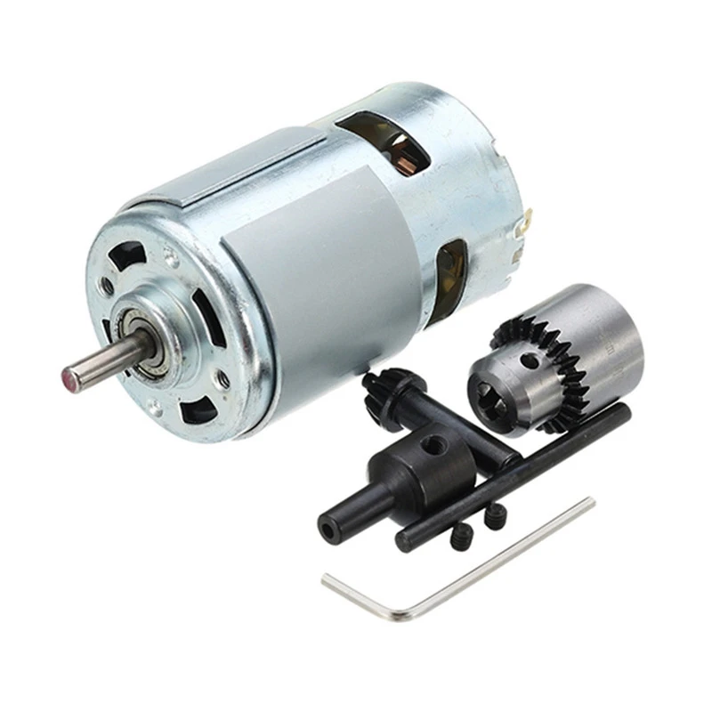 GTBL Dc 12-24V 775 Motor Electric Drill With Chuck For Polishing Drilling Cutting | Lathe
