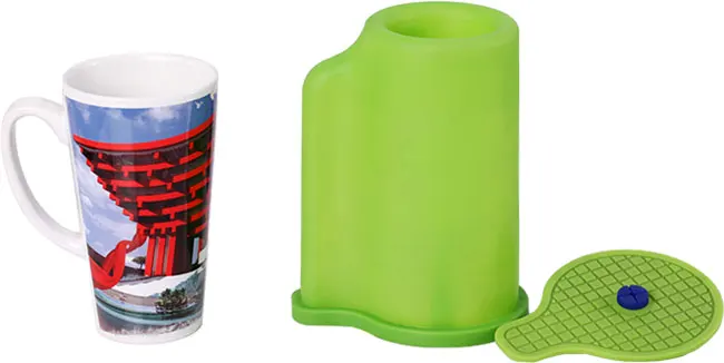 3D сублимации силиконовые формы зажим для кружки детей возрастом от 12OZ конусные