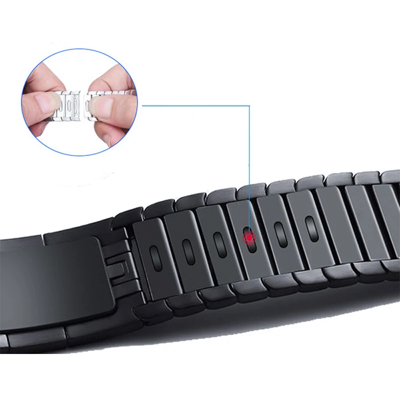 Роскошный ремешок из нержавеющей стали для Apple Watch 38 мм 40 42 44 iWatch series 5 4 3 2 1 Бабочка