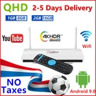 2021 новейший оригинальный Leadcool QHDTV Box Smart Android 9,0 медиаплеер 8G 16GB AMLOGIC S905W четырехъядерный Leadcool IP телеприставка