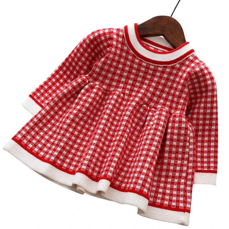 Платье для маленьких девочек детская одежда Рождественский костюм малышей