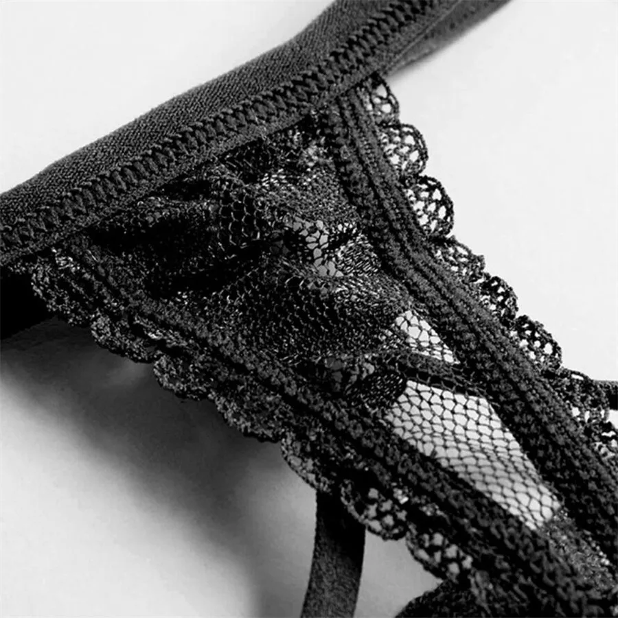 Романтические полые бесшовные трусики стринги во французском стиле женское