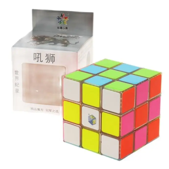 Фото Лидер продаж Yuxin Zhisheng Lion 3x3x3 Magic Cube Puzzle 8,85 см Big Cubo Magico 3x3 Speed Развивающие игрушки для детской коллекции №3