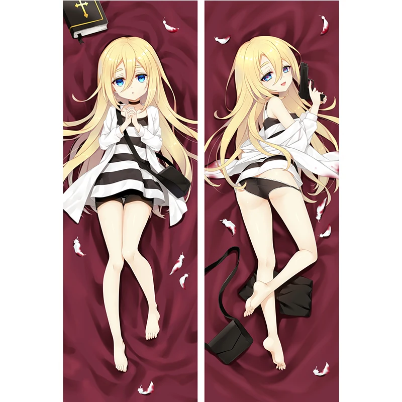 

Satsuriku no Tenshi Anime Rachel Gardner Long Body Pillow Case Angels of Death Dakimakura Cover