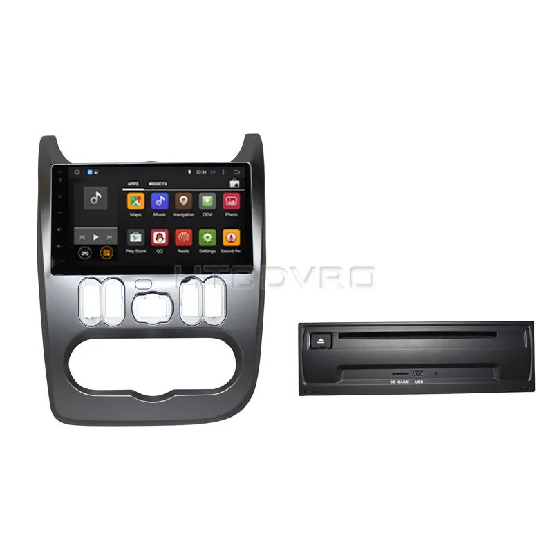 YMODVHT 9 дюймовый Восьмиядерный 4 Гб + 32 ГБ Android 0 автомобильный DVD плеер для Renault