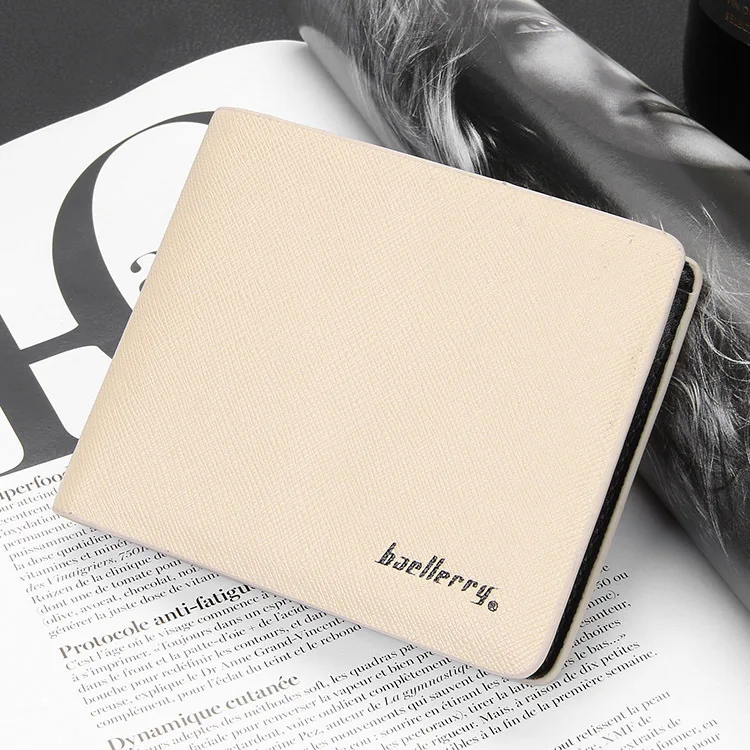 

Wholesale Baellerry Fashion Men Wallets Soft Linen Design Wallet Casual Short Style Credit Card Holder Purse 200PCS/lot