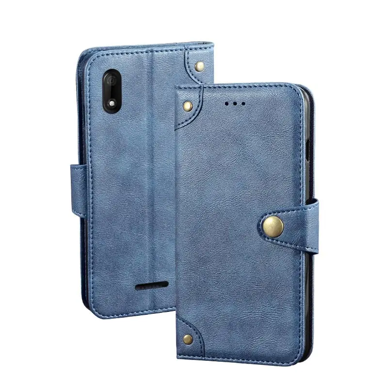 Флип чехол для Wiko Y60 Кожаная Обложка книг противоударный Магнитный телефона