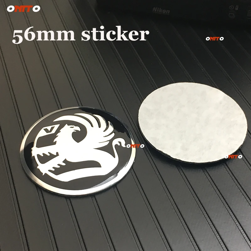 Алюминий красный/черный/новый тип VAUXHALL логотип автомобиля украшения 5 6 см 2 дюйма