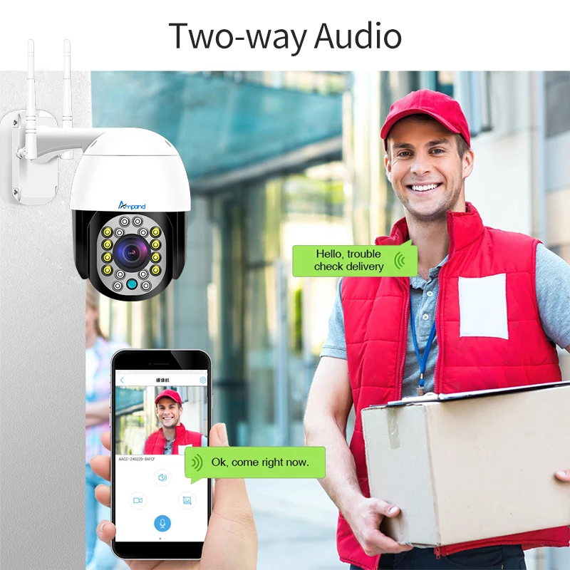 Купольная камера видеонаблюдения ptz водонепроницаемая наружная безопасности 2