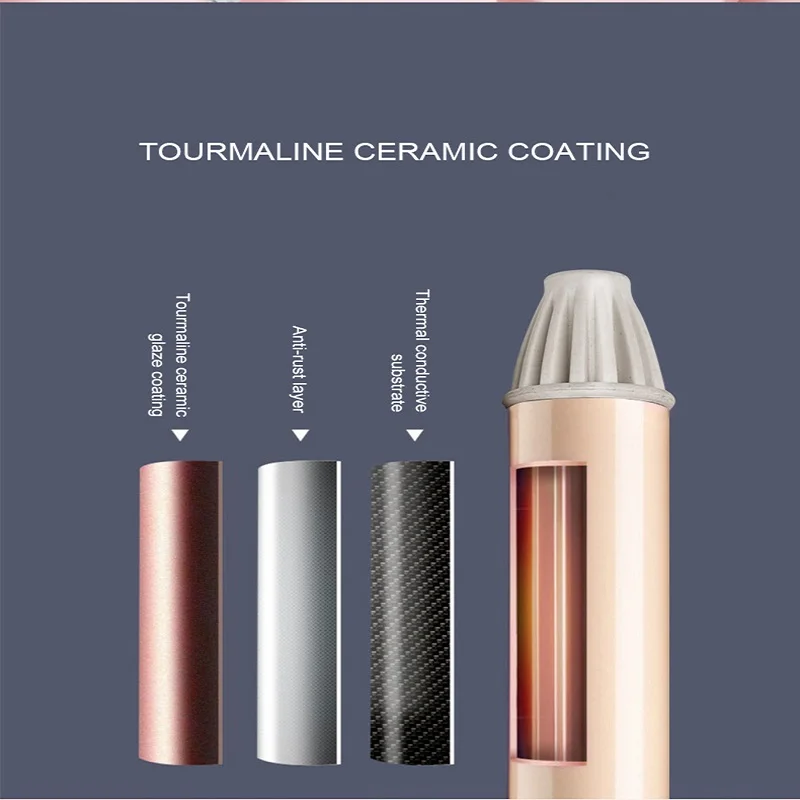 Профессиональные щипцы для завивки волос плойка с тремя бочками керамические