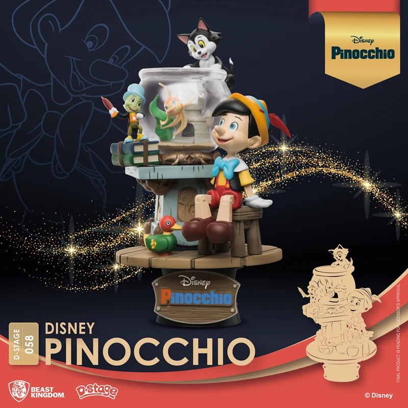 

Beast kingdom Disney Pinocchio version animation scene Desktop dolls Garage Kits Model Kits Collection Gift Toy