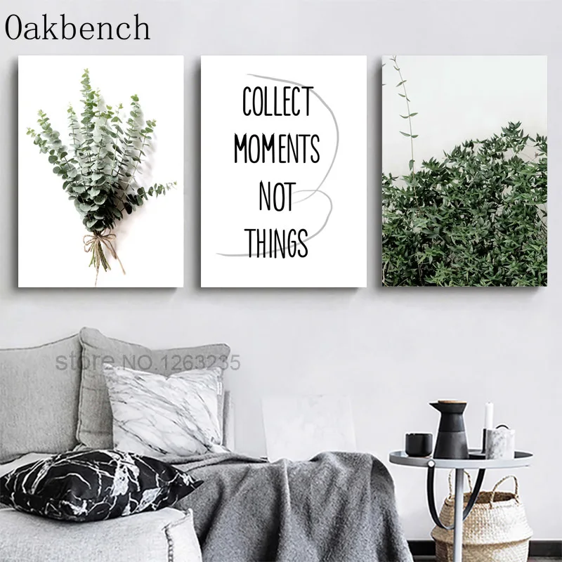 Настенная картина с изображением белых цветов медных травы | Дом и сад