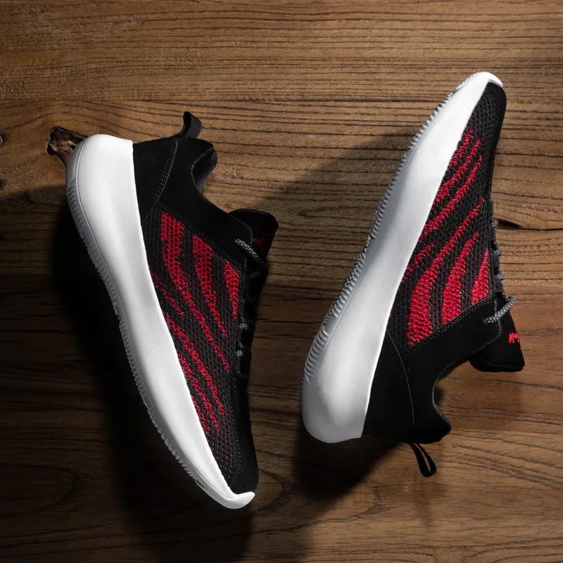 

Flat Men Shoes Breathable Lightweight Men Shoes Sneakers Casual Mesh Comfortable Men Fashion Shoes Lace-up