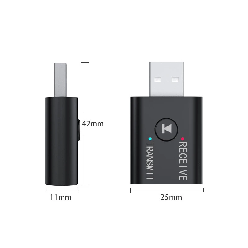 Беспроводной мини-приемник Bluetooth 3 5 адаптер аудио передатчик стерео ключ Aux USB мм