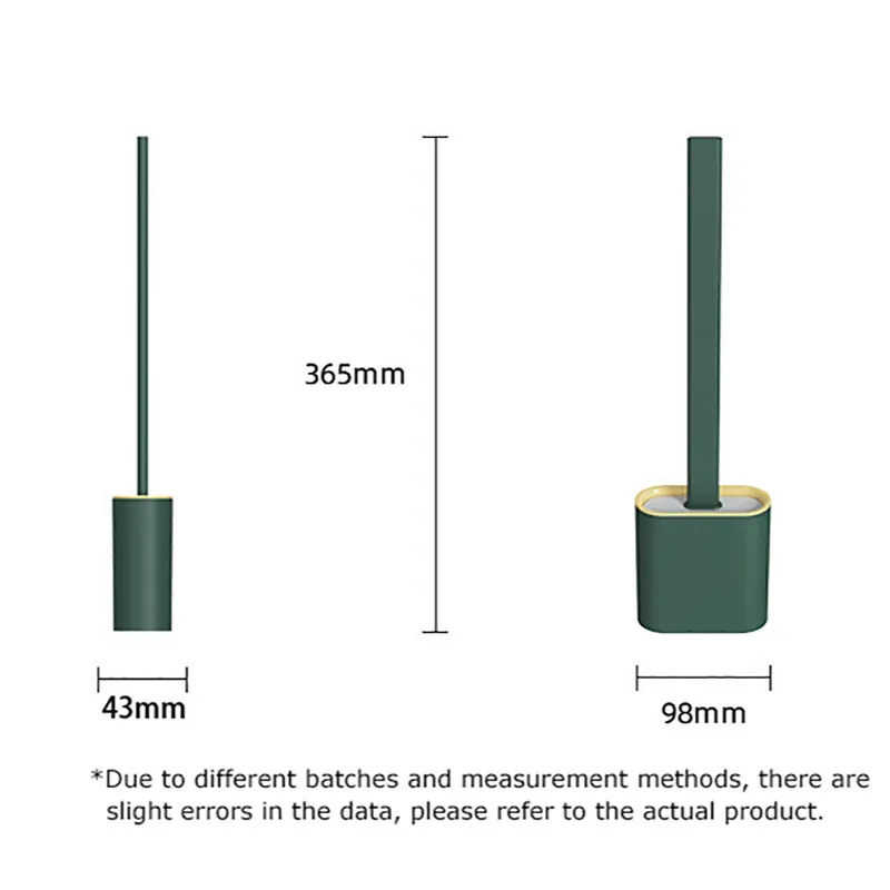 

Silicone Toilet Brush Flex Toilet Brush With Holder Wash Brushes Wall-mounted Bathroom Toilet Cleaner Tools Dropshipping