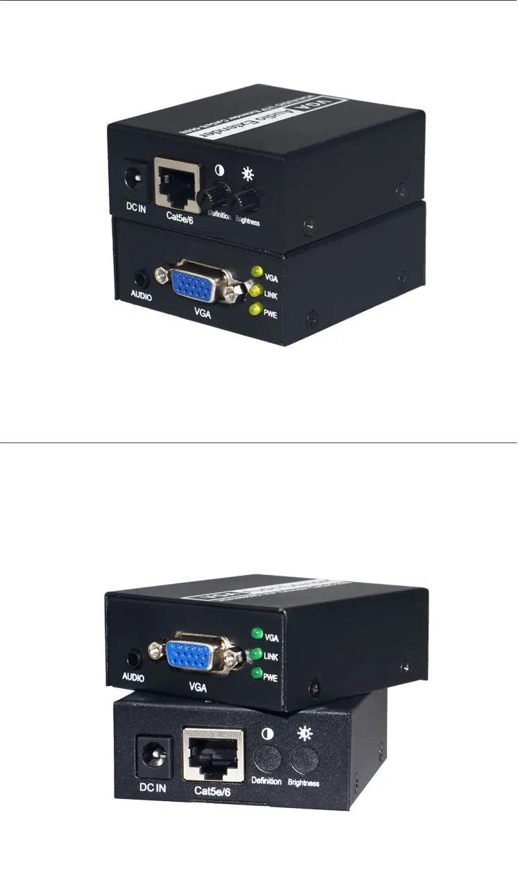 Расширитель порта VGA 200 м 1xSplitter hdmi передатчик и приемник TX/RX расширитель через Cat5e/Cat6 UTP кабель RJ45 LAN Ethernet 1080P