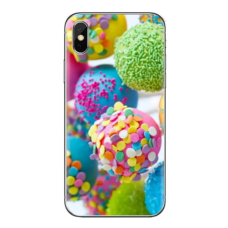 Красочные леденцы мягкие прозрачные чехлы для samsung Galaxy S2 S3 S4 S5 MINI S6 S7 edge S8 S9 Plus Note 2 3