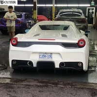 458 SP style Carbon fiber FRP rear bumper for Ferrari 458 SP style car body kit