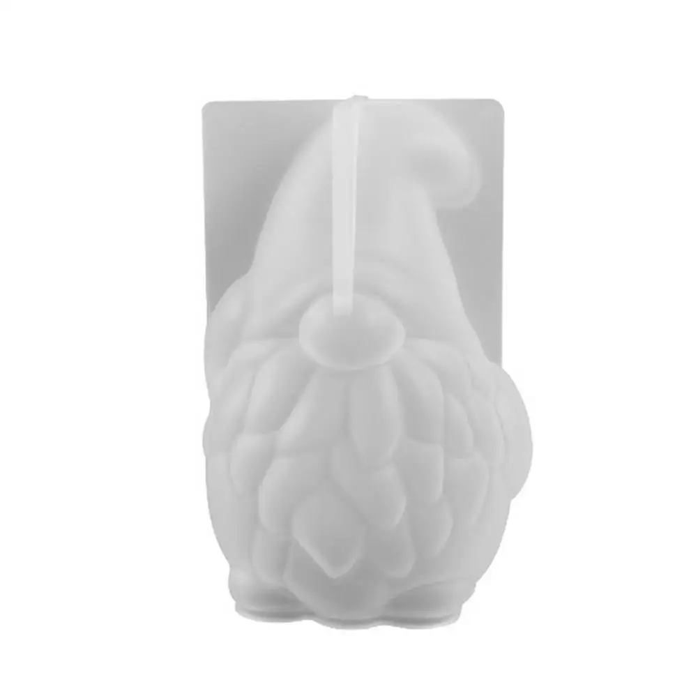 

DIY Gnome Ornament Mould Craft Casting Mould for Candle Making Christmas Silicone Mold