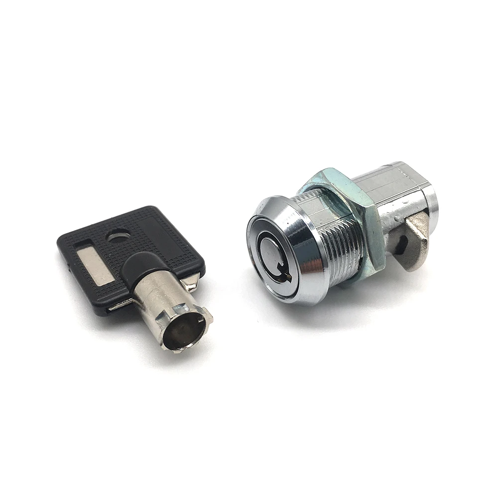 Цилиндрический замок с пружинным болтом для мебели шкафов 10 штук 30 мм |