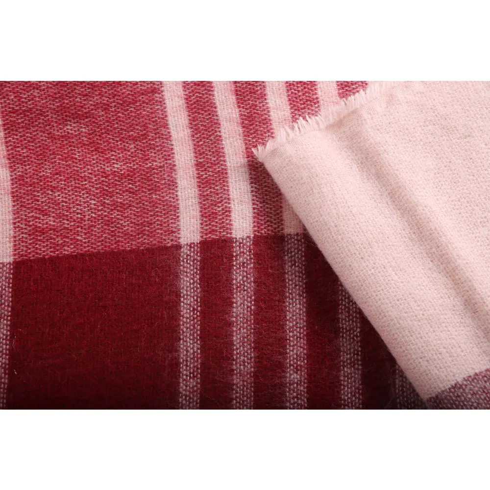 Осенние радужные кашемировые шарфы широкая решетка длинная шаль накидка одеяло