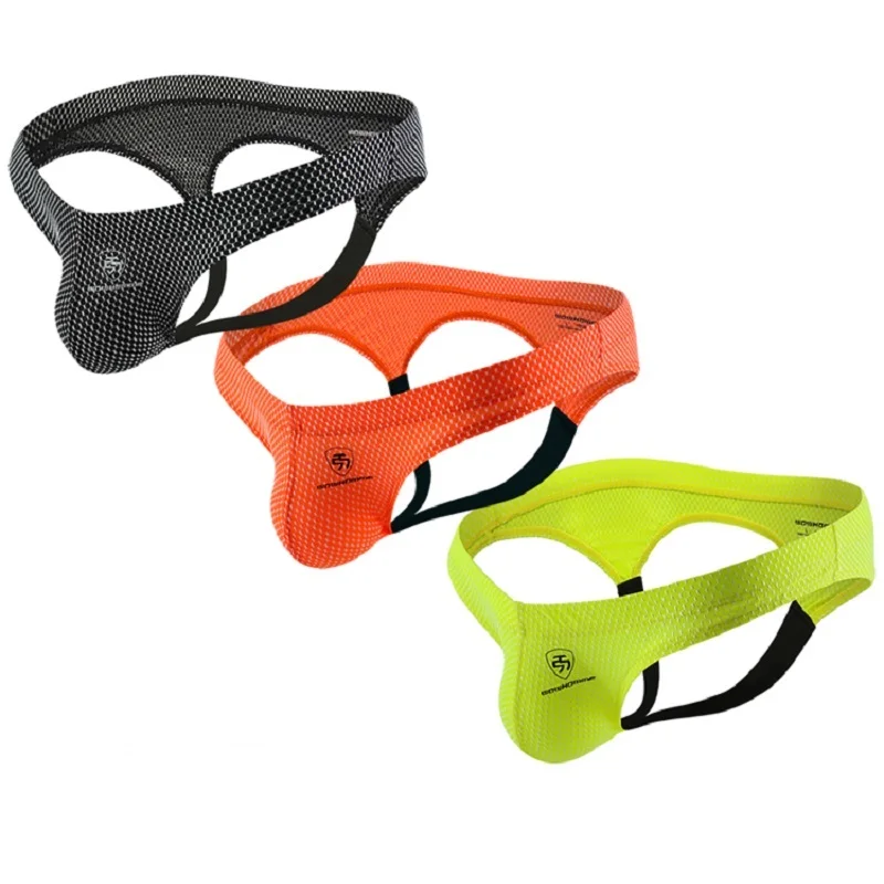 Новинка 2020 модный бренд мужские нейлоновые стринги с открытой спиной u-выпуклые