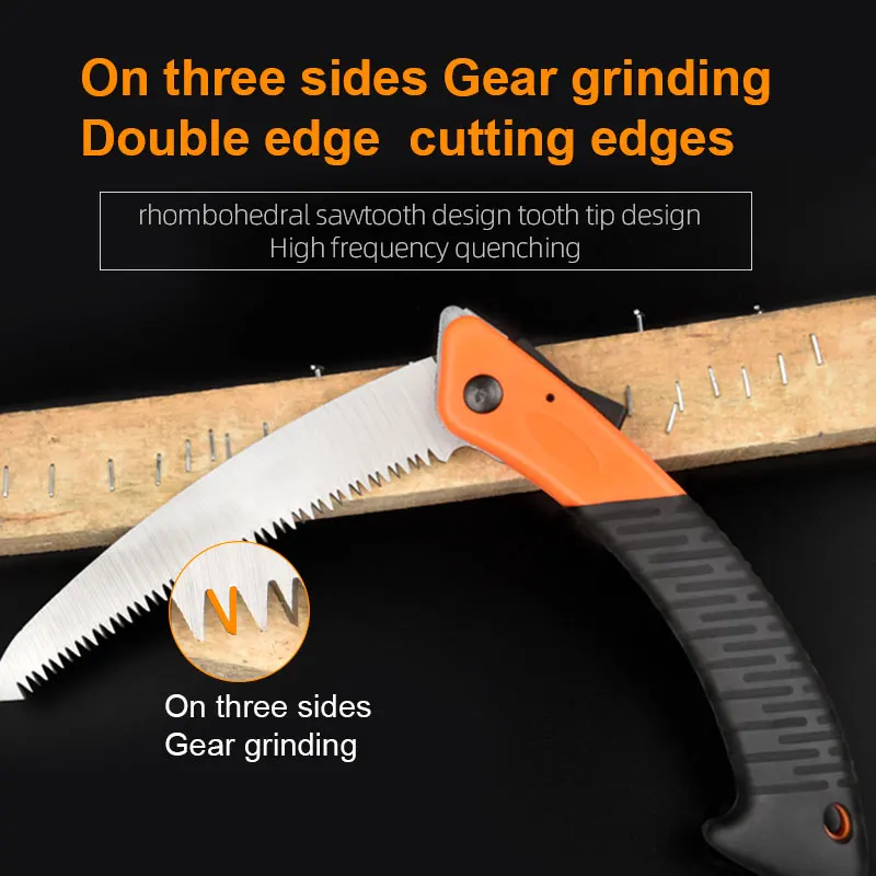 Складная пила для обрезки деревьев Кемпинг Садоводство Охота резка дерево ПВХ