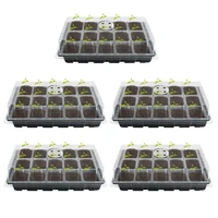 1540 hole plastic nursery pots planting seed tray kit plant germination box humidity adjustable switch garden decor accessories