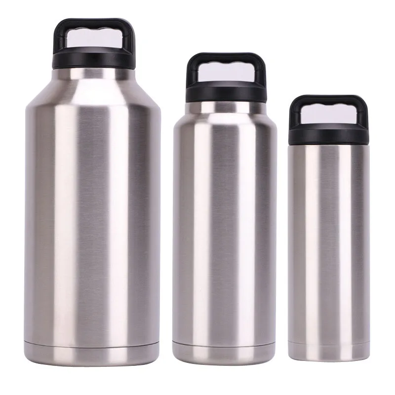 ZOOOBE 18/32/64oz лагер Ёмкость Спорт на открытом воздухе Нержавеющая сталь бутылка для
