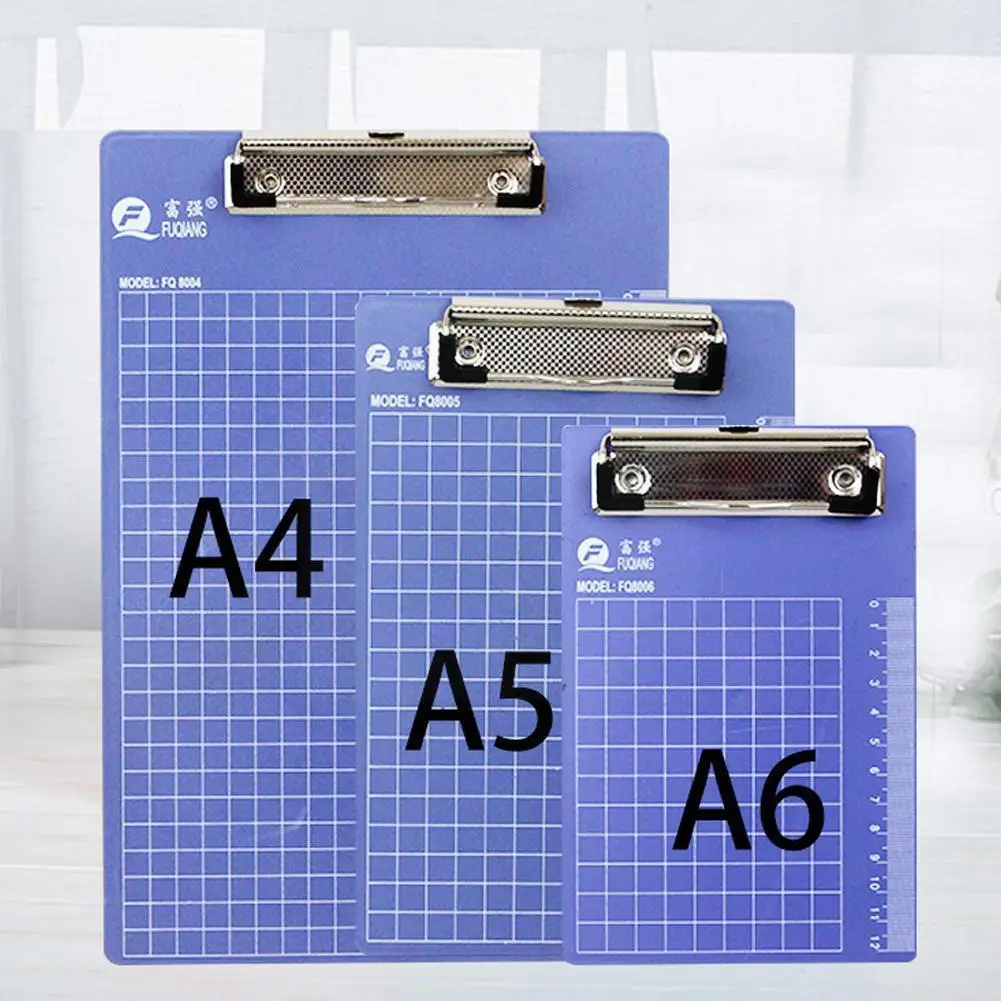 

A4 A5 A6 Clipboard Plastic Writ Board Folder Tablet File Clipboard School Classification Clip Durable Accessories Office Of X1D6