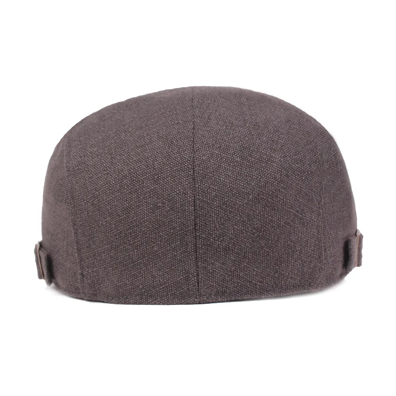 Hot Sell Newsboy Style Adjustable Caps For Men Women Spring Summer Solid Color Unisex Casual Beret Hat Flat Cap