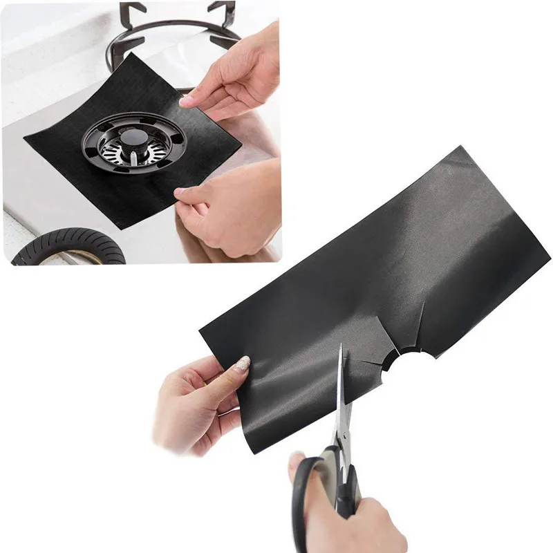 

1/4Pcs Kitchen Gadgets Gas Stove Protector Gas Stove Stovetop Burner Protector Kitchen Accessories Mat Cooker Cover Kitchen Tool