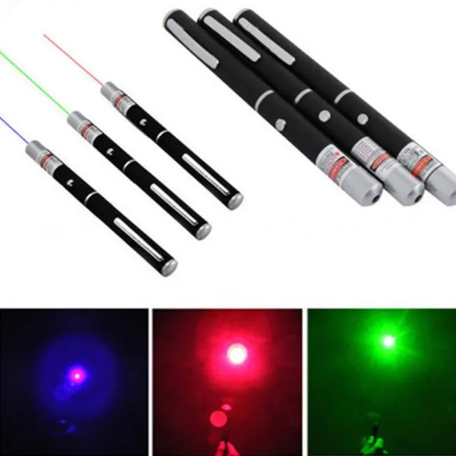 3pcs/set 5MW LED Laser Pet Cat Toy Red Dot Light Sight Interactive Pen Pointer Light Pen  Small Animal Toys 3
