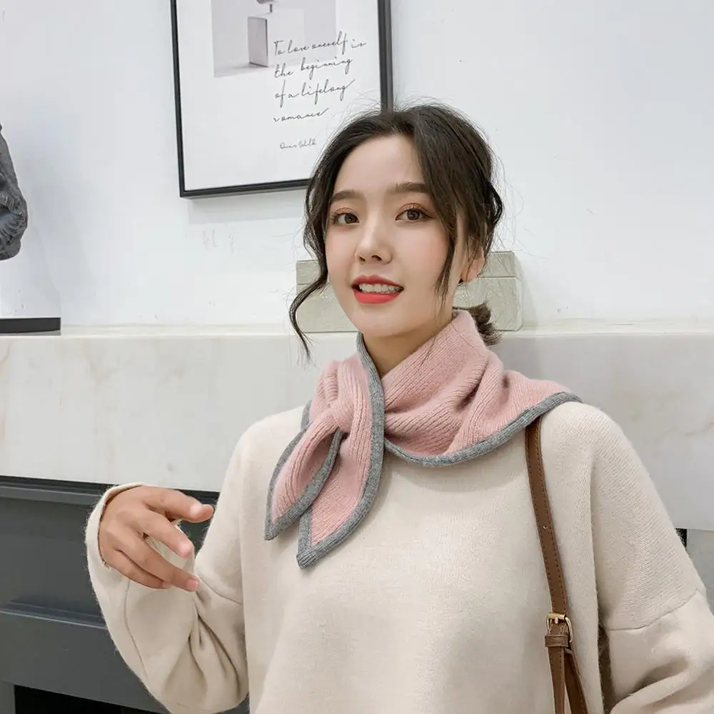 Детский шарф для родителей и детей плюш имитация кроличьего меха Осень-зима