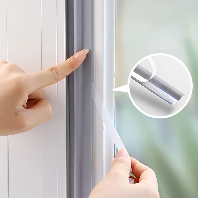 Беспроводные двери окна уплотнительные ленты пены ПУ клейкая лента