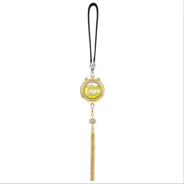 Золото с логотипом автомобиля освежители воздуха диффузор аромат Подвеска для