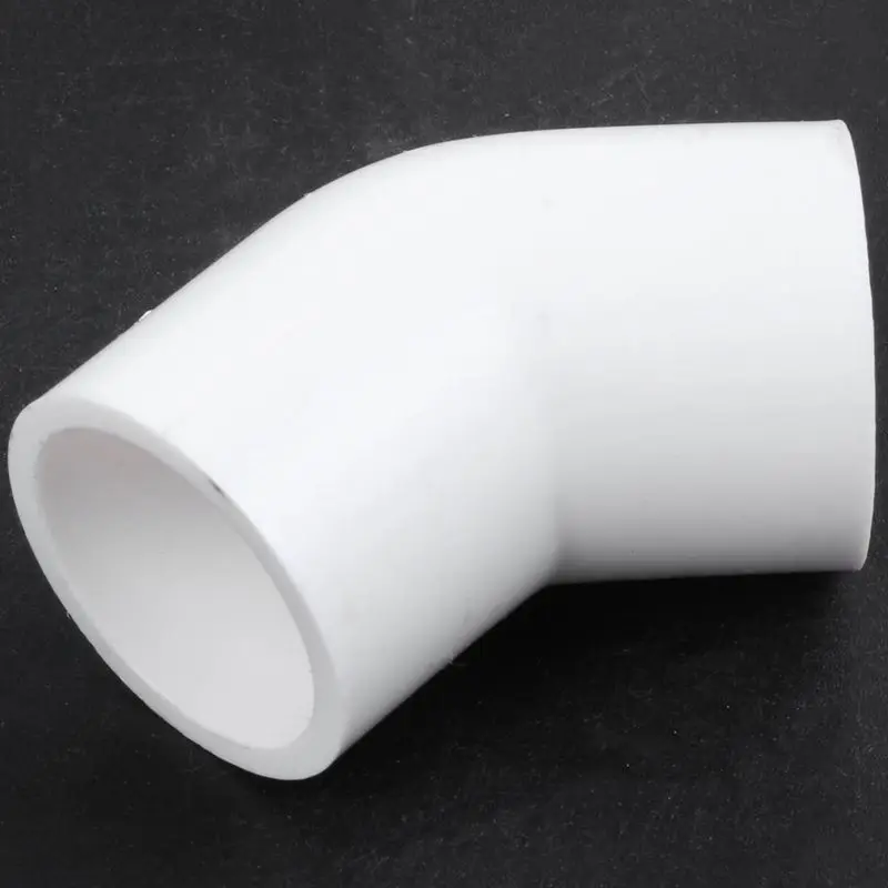 PVC-U 20 мм соединитель адаптера дренажной трубы 45 градусов Локоть Белый 5 шт |
